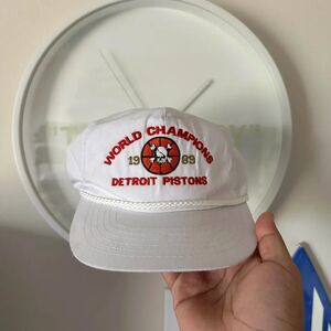 Vintage 1989 NBA Detroit Pistons World Champions Hat